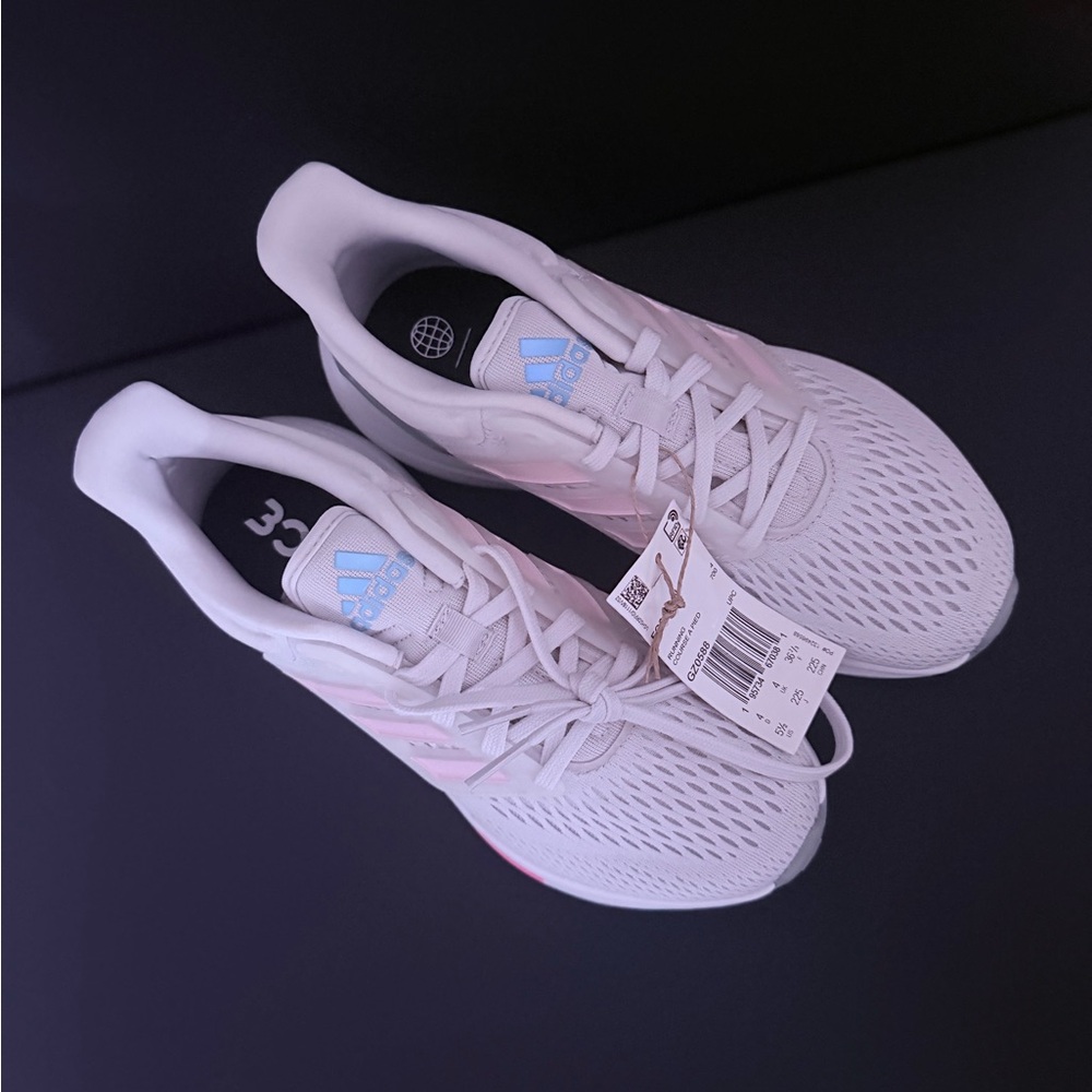 Adidas Women's EQ 21 Running Shoes - Dash Grey Almost Pink
